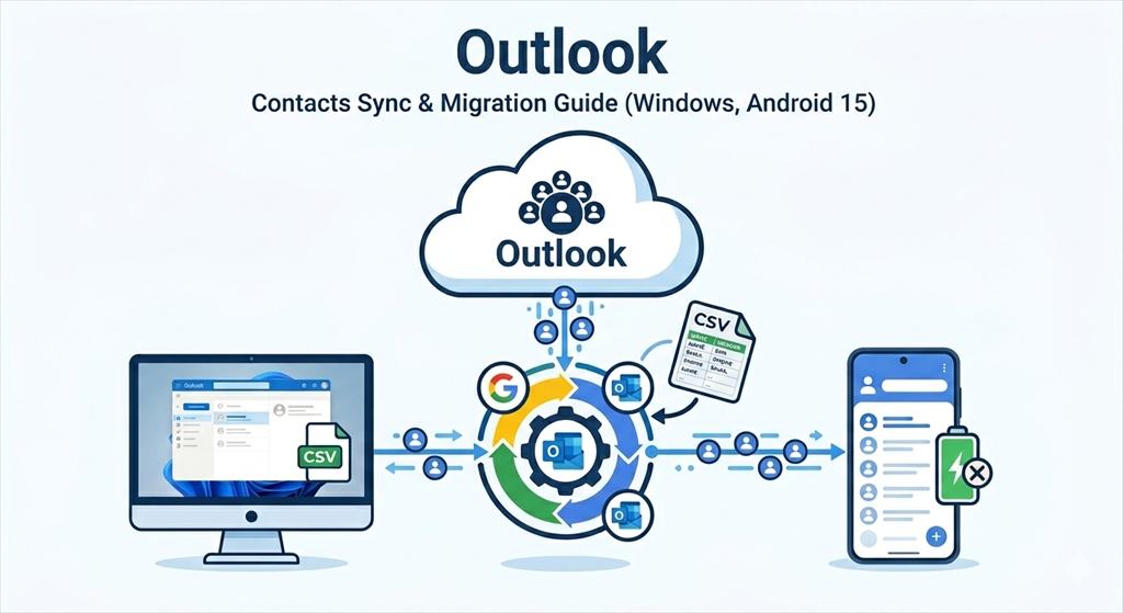Outlook（連絡先）の管理
